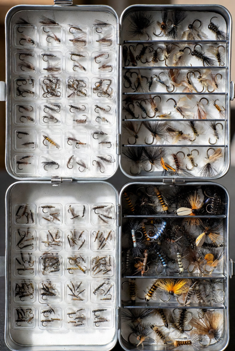 dry fly compartment box fly fishing Premium Every fly angler needs a good fly box Search & Destroy Loaded Fly