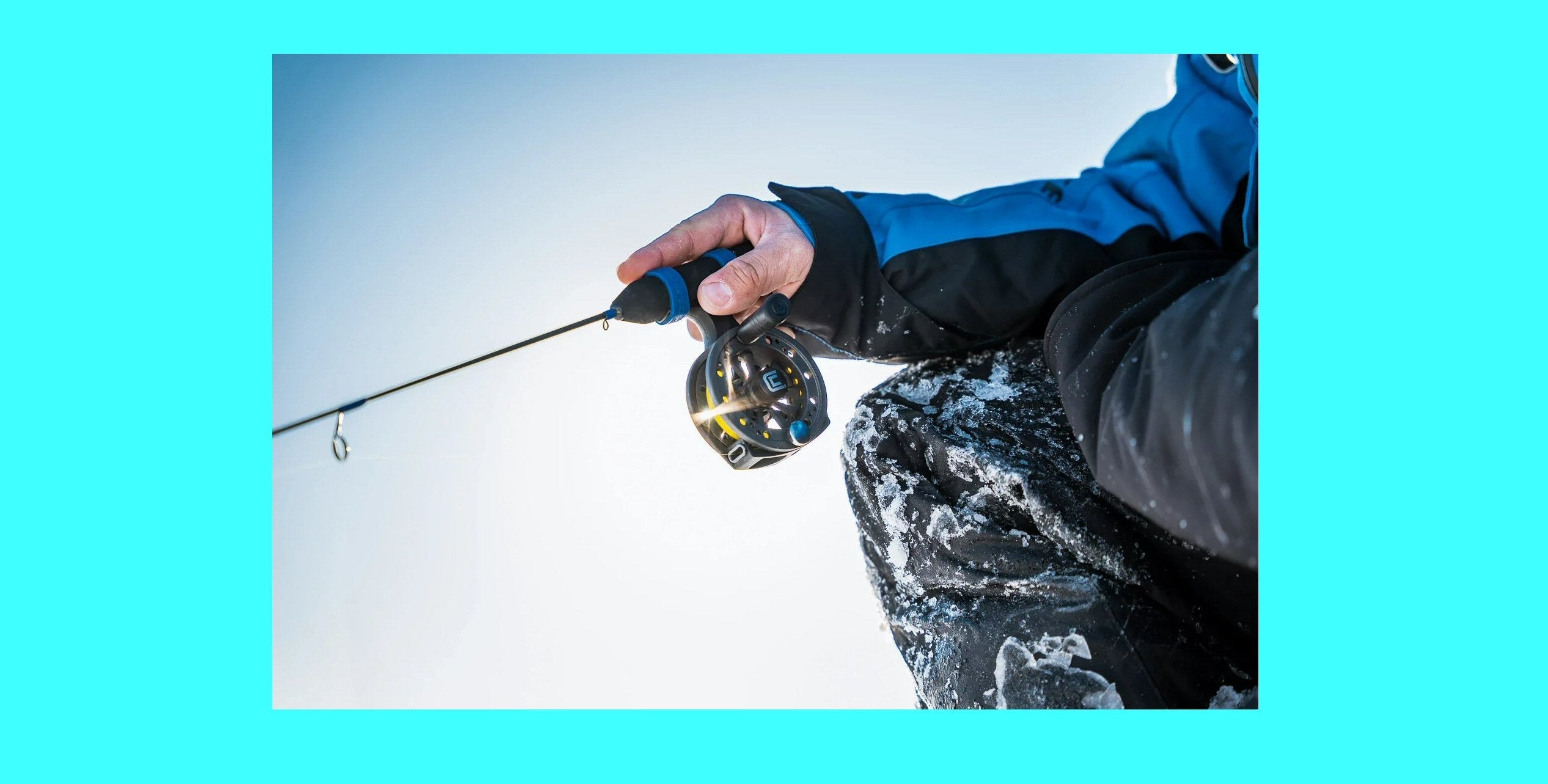 cool ice fishing accessories Pak - Ice Tip Up Storage and ready to use Ice Anglers Ice Fishing Gear