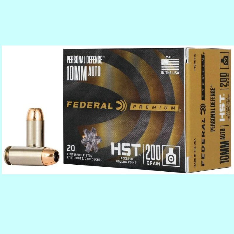10mm Federal Premium HST 200gr 1130fps 20rds