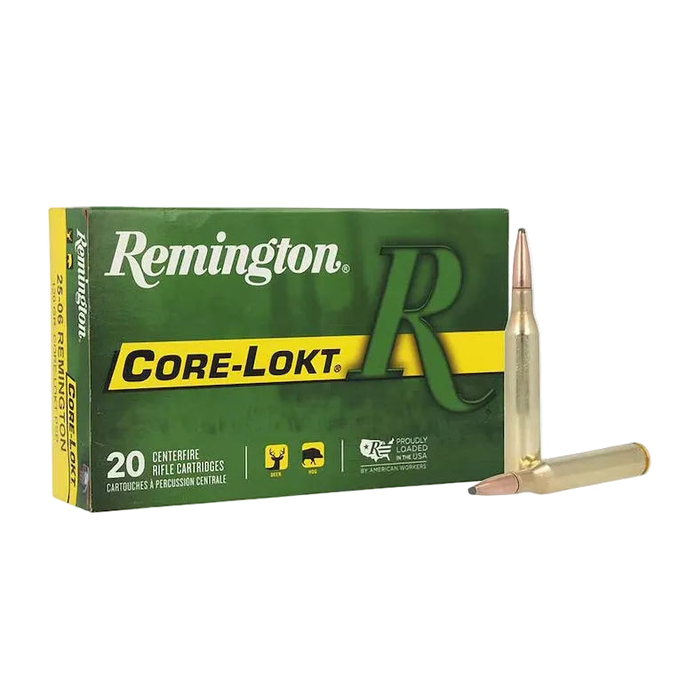 25-06 Rem Remington Core-Lokt 120gr SP 3030 fps 20rds