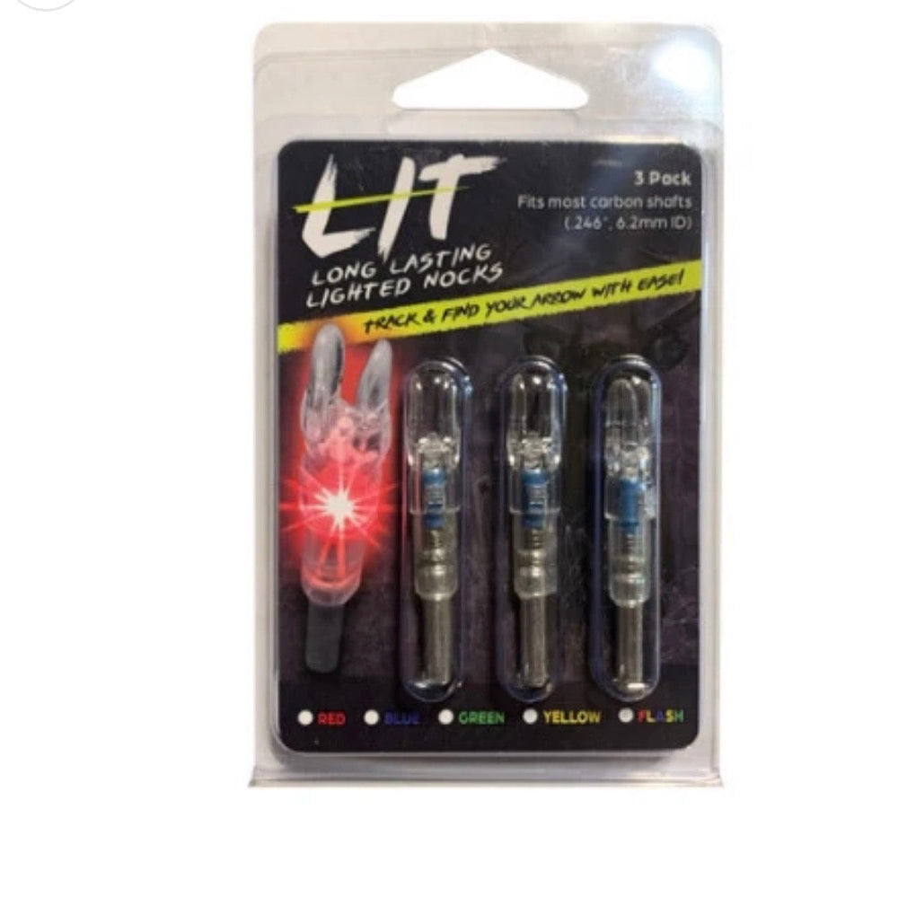 Flex-Fletch Lit Glow Nocks 3-Pack