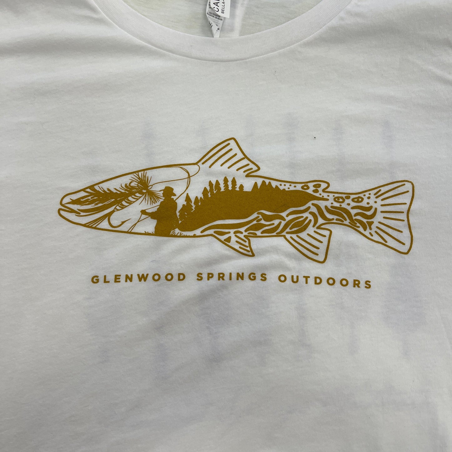 White Trout Logo T-Shirt | Glenwood Springs Outdoors