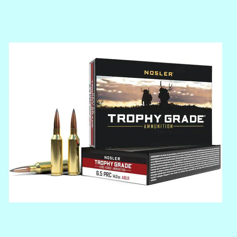 6.5 PRC NOSLER Trophy Grade Long Range 142 Grain AccuBond