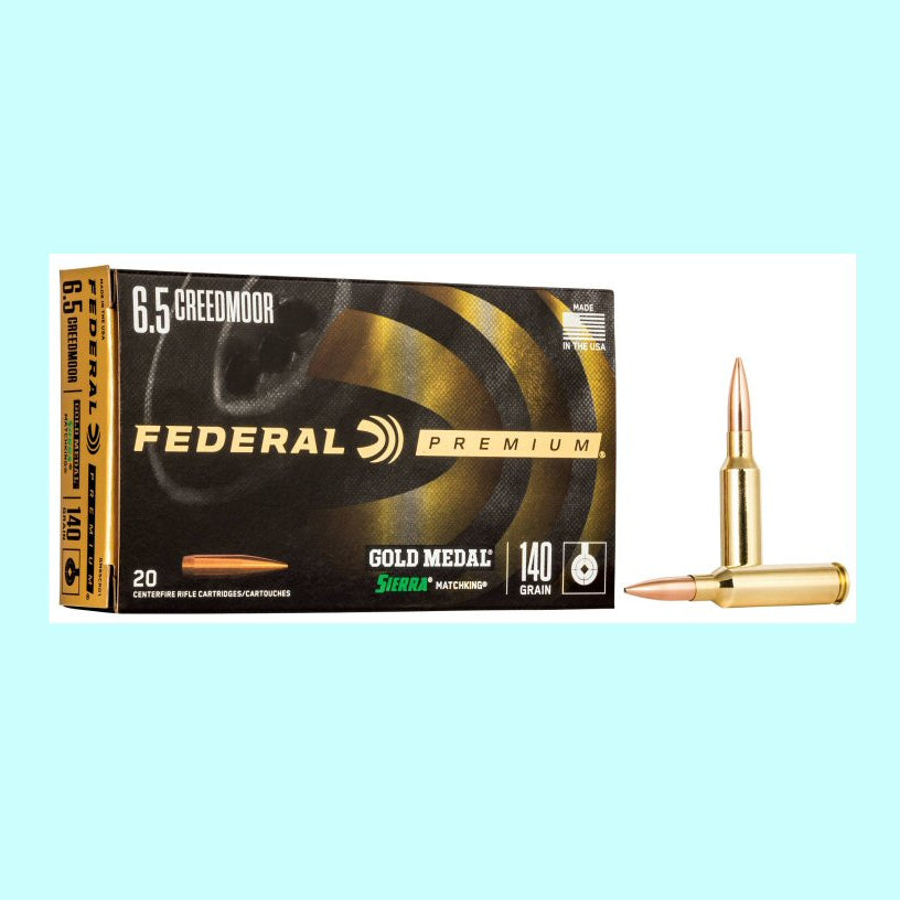 6.5 Creedmoor Federal 140gr Sierra Matchking