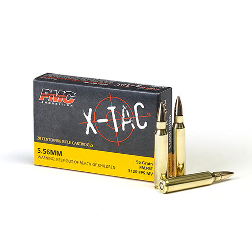 5.56 PMC X-TAC 55 Grain FMJ-BT