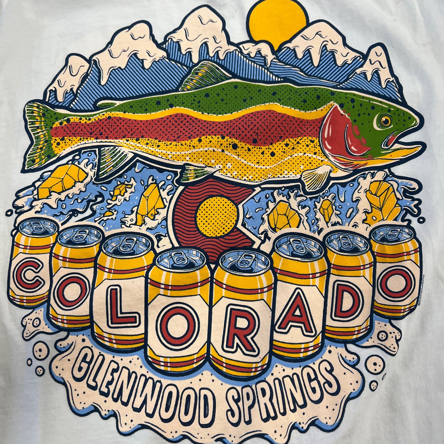 Beer and Rainbow Trout T-Shirt | Glenwood Springs Outdoors