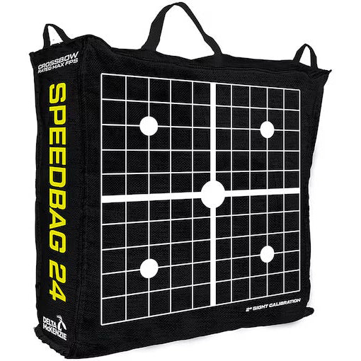 Delta McKenzie Speedbag 24 archery bag target — high-contrast target graphics, field points only