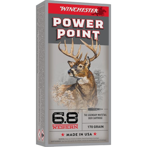 6.8 Western Winchester Power Point 170 Grain