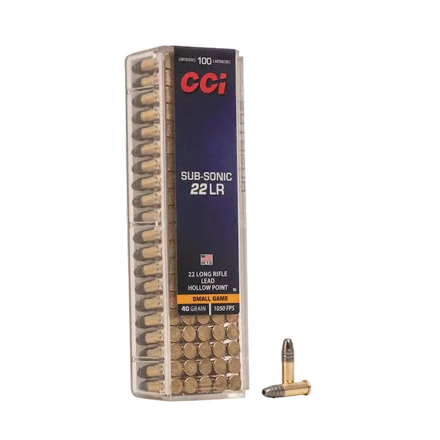 22 Sub-Sonic CCI 40 Grain