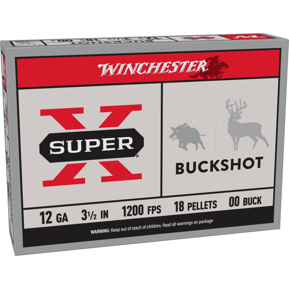 Winchester Super X 12ga 3.5” 00 Buckshot 5rds