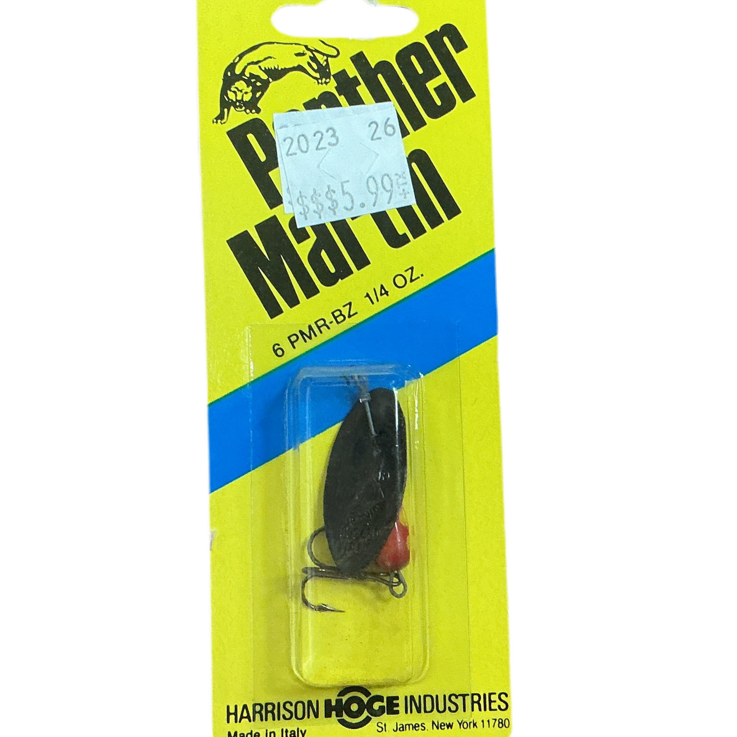 Panther Martin 6 pmr-bz 1/4 oz - Black/Zebra