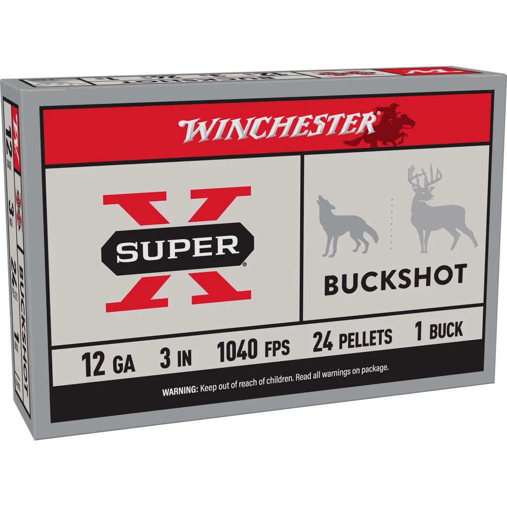 Winchester Super X 12ga 3in #1 Buckshot 5rds