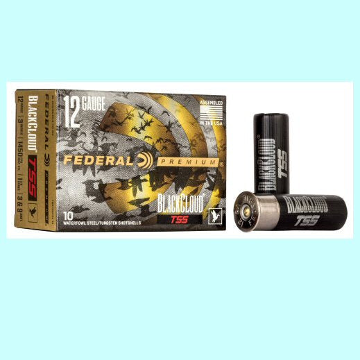 Federal Blackcloud 12ga TSS 3&9 Shot 1450 fps Waterfowl Tungsten Shotshells