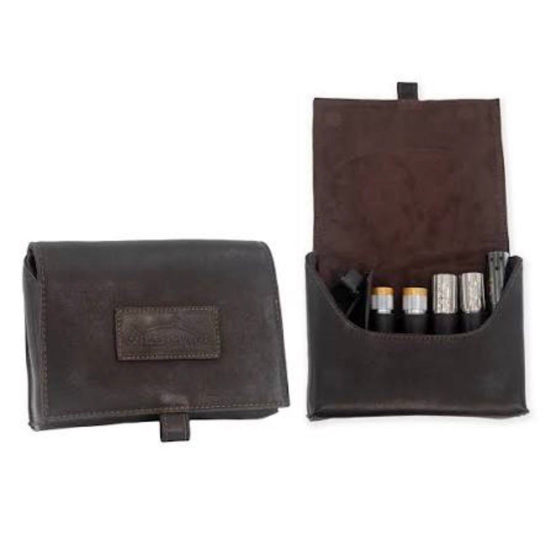Wild Hare leather shotgun choke tube case
