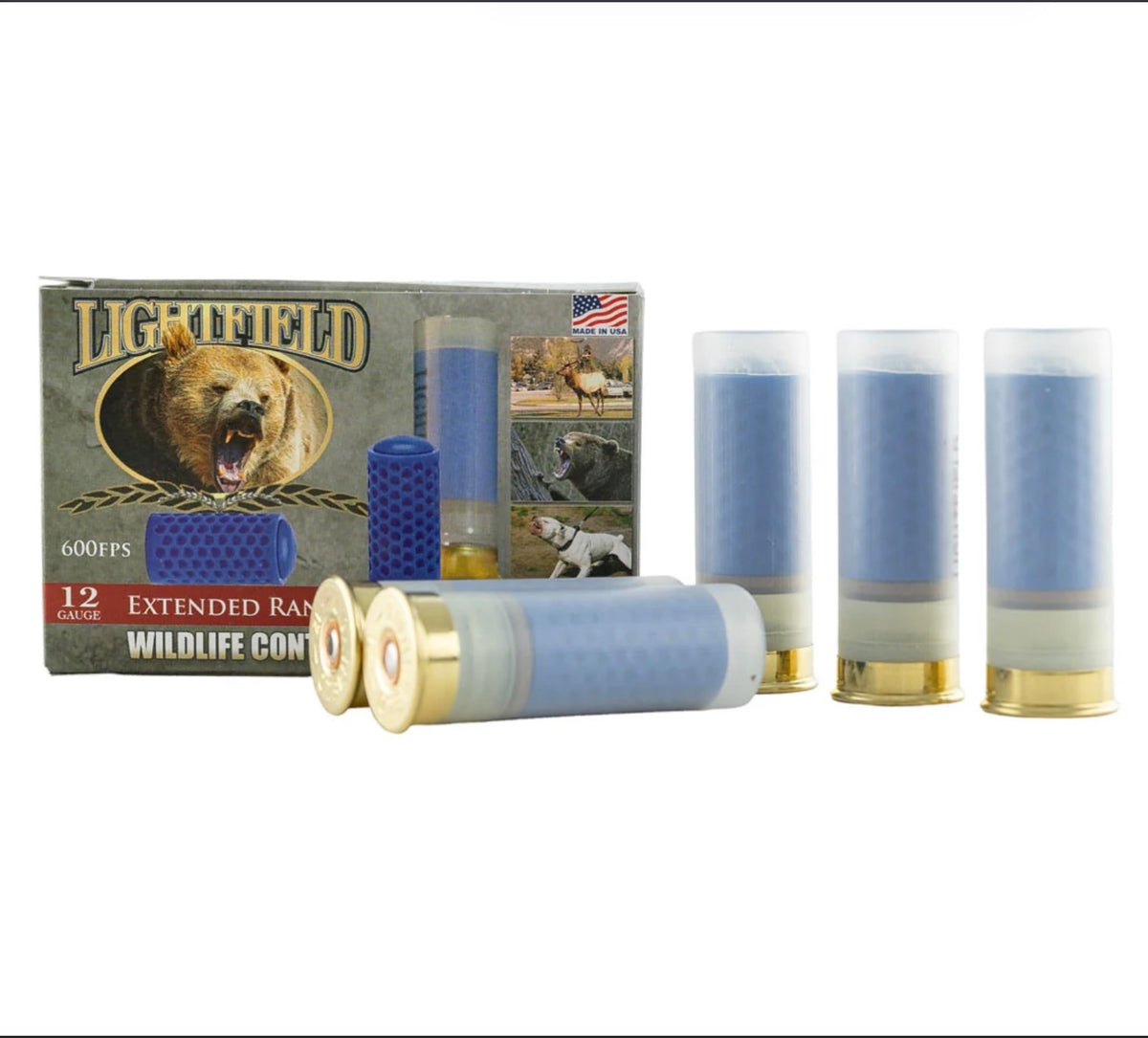 Lightfield Wildlife Control Ammunition 12 Ga 2 3/4 in