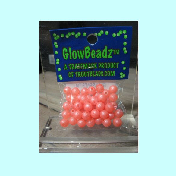 Glow Beadz 6mm Pink Glow 40