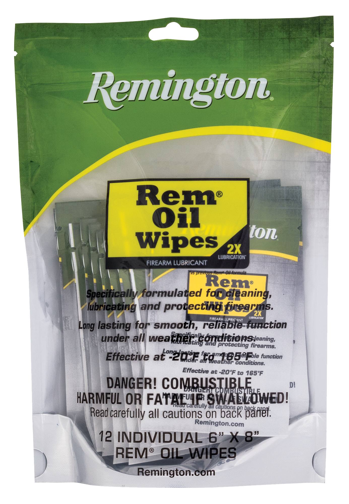 Remington Rem oil wipes firearm lubricant