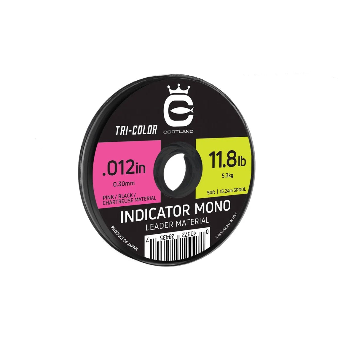 Cortland Tri-Color Indicator Mono 8lb