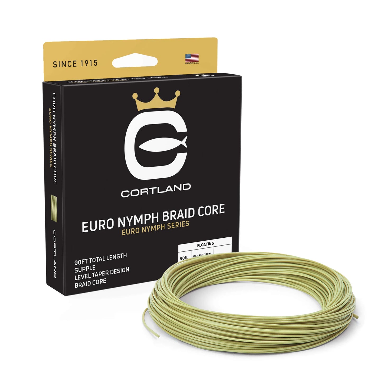 Cortland Euro Nymph Braid Core Fly Line (.022 Diameter)