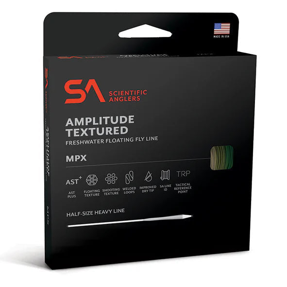 Scientific Anglers Amplitude Textured MPX floating fly fishing line, available in WF4, WF5, and WF6