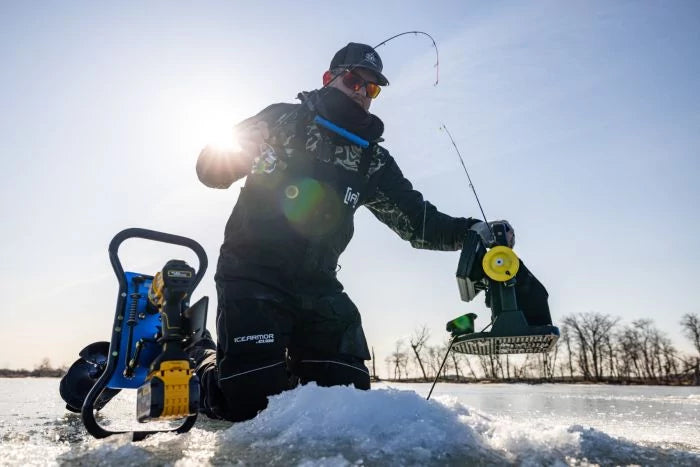 Clam Auger Drill Plate Pro W/ Power Drive