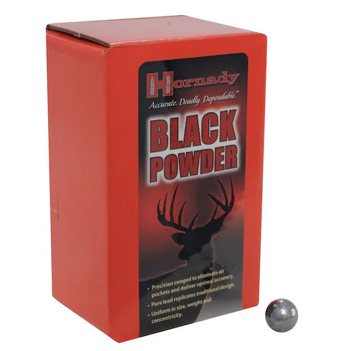 Hornady Black Powder 44 cal Lead Round Balls for Muzzleloading