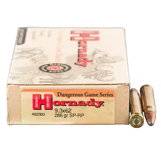 9.3x62 Hornady Dangerous Game 286gr SP-RP