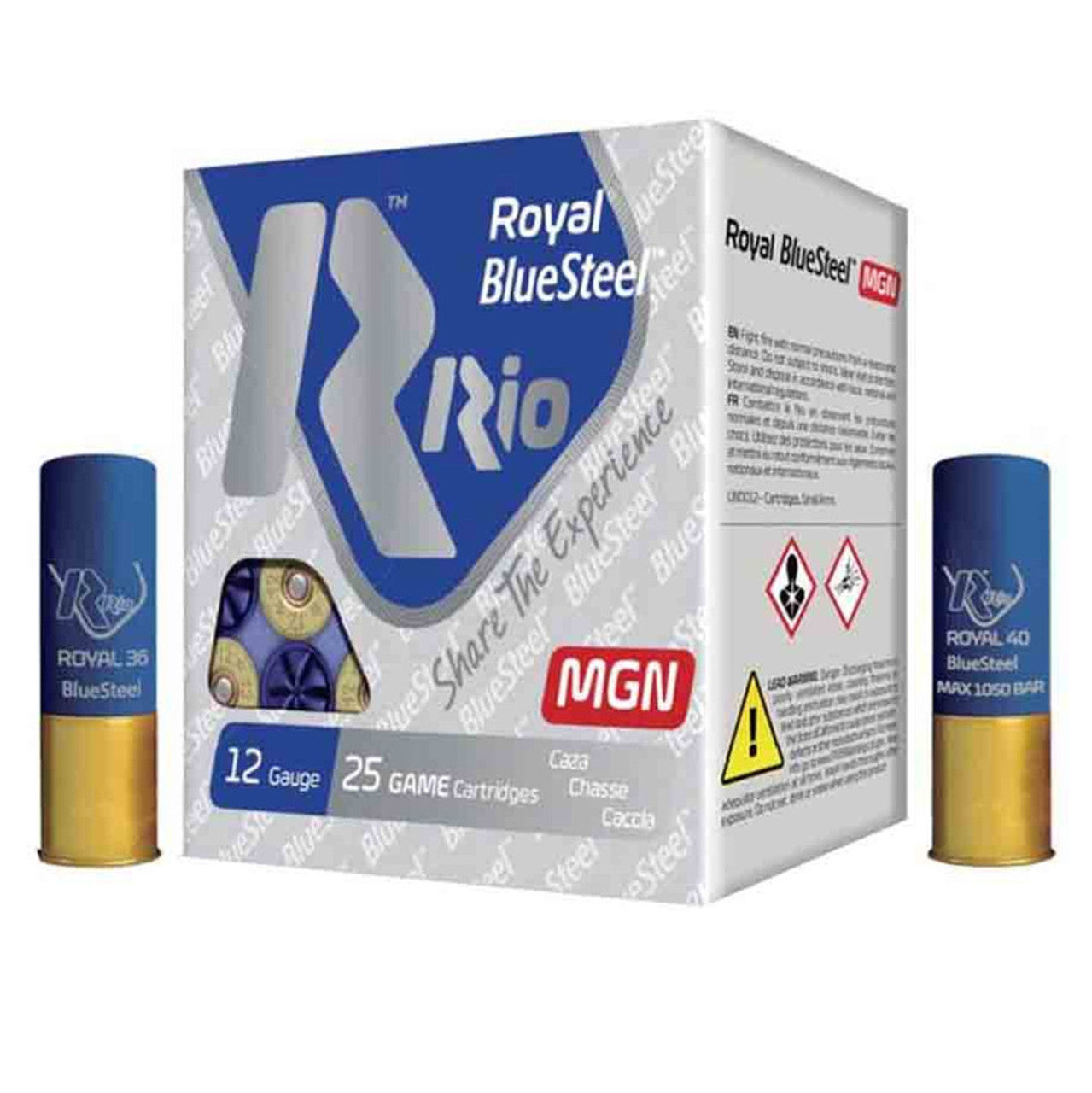 Rio Royal Blue Steel 12ga #4 Shot 1400fps 3" 1 1/4oz