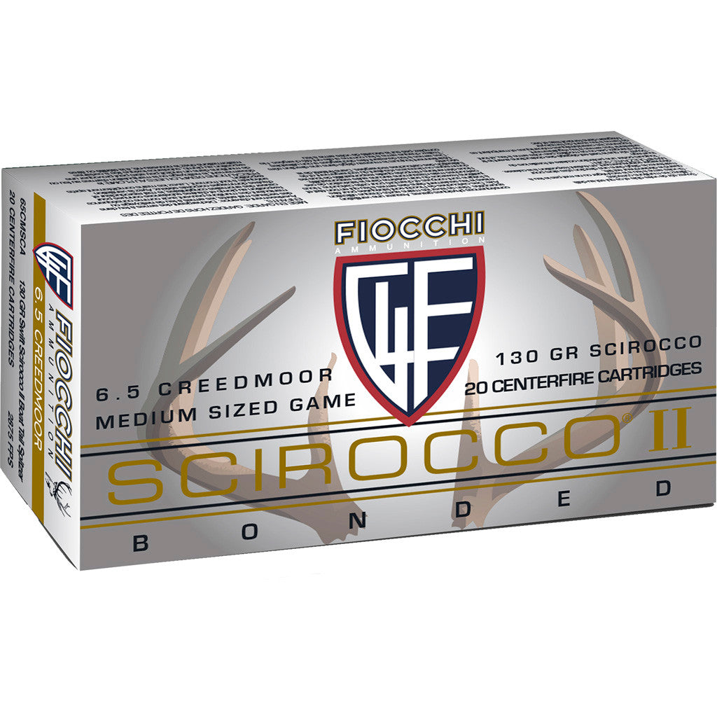 6.5 Creedmoor Fiocchi 130gr Scirocco