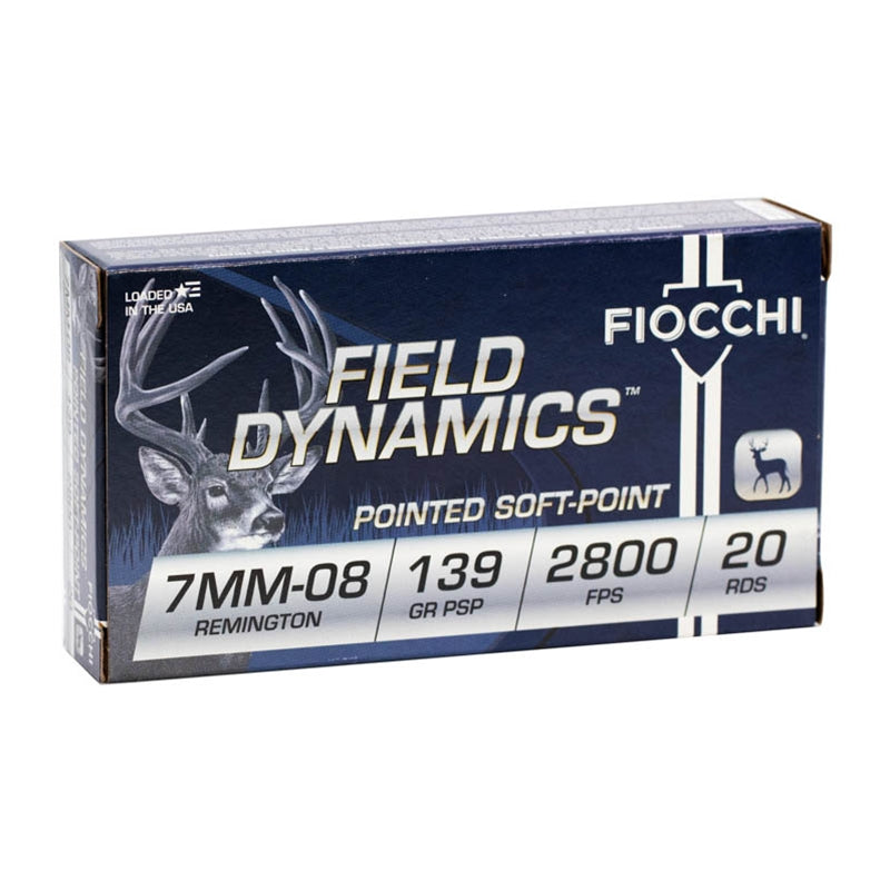7mm-08 Rem Fiocchi 139gr Field Dynamics
