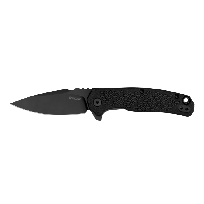 Kershaw Conduit Folding Knife – 8Cr13MoV Blade, Reversible Deep-Carry Clip, Black-Oxide Finish