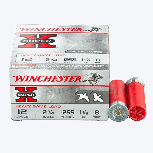 Winchester Super X Upland 12GA 2 3/4 1255FPS 1 1/8OZ #8 shot