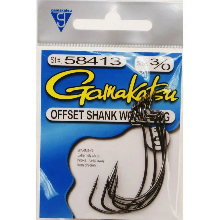 Gamakatsu Offset Shank Worm