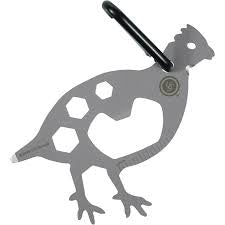 UTSI Quail-shaped pocket multitool — compact EDC tool with screwdriver, bottle opener and wrench