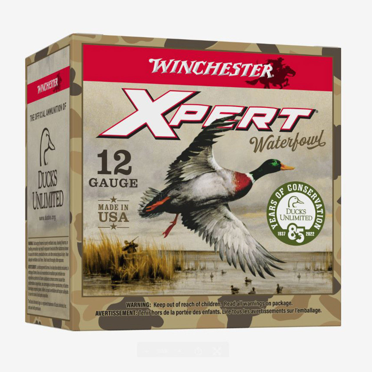 Winchester Xpert Waterfowl High Velocity Steel Shot 12ga 3” 1 1/4oz. 1400FPS #2 - Case