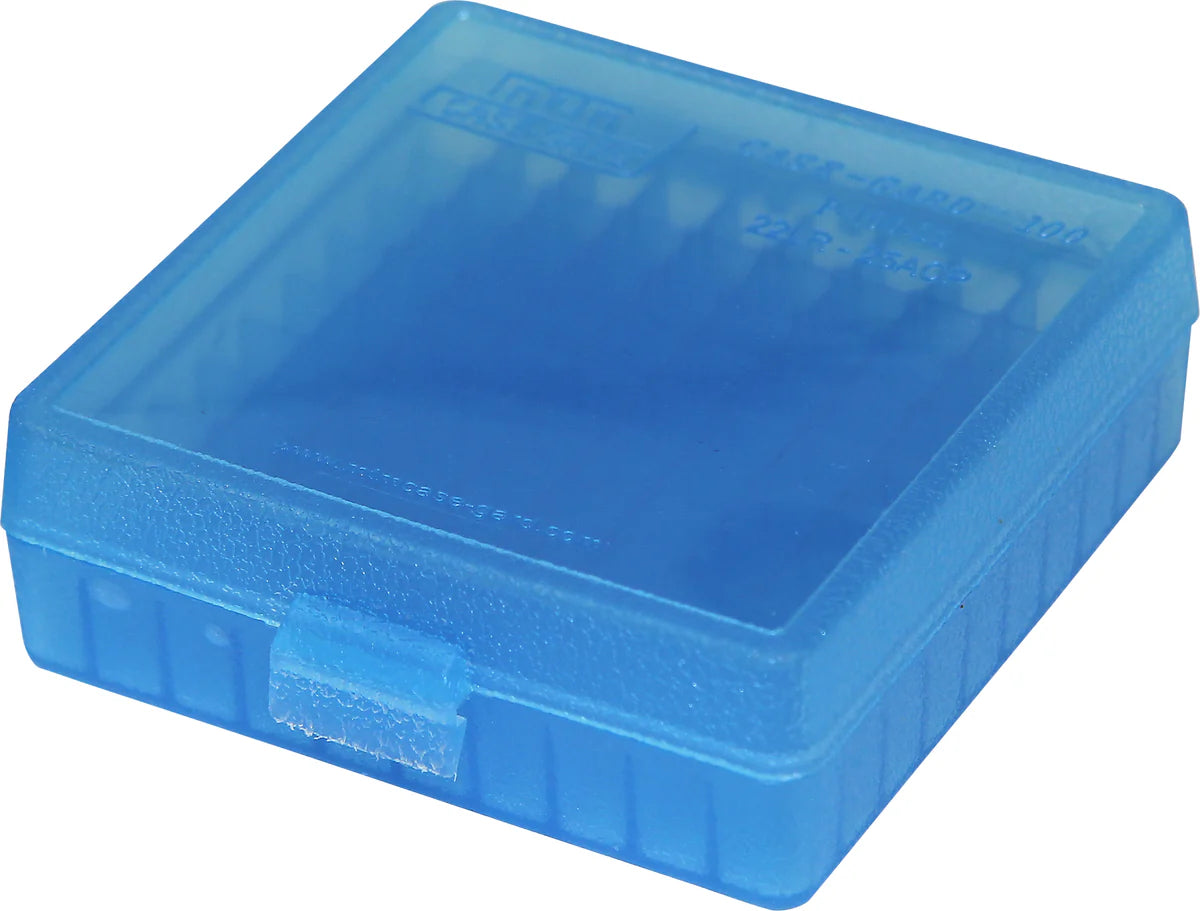 MTM Case-Gard P-100-9-00 - Ammo Box 100 Round Flip-Top 9mm 380 ACP