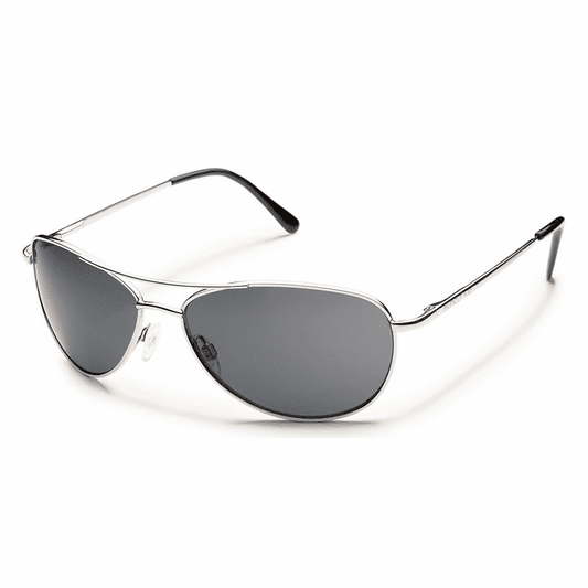 Suncloud Patrol polarized sunglasses in gold frame with polar brown lenses — available at Glenwood Springs Outdoors, Glenwood Springs, CO