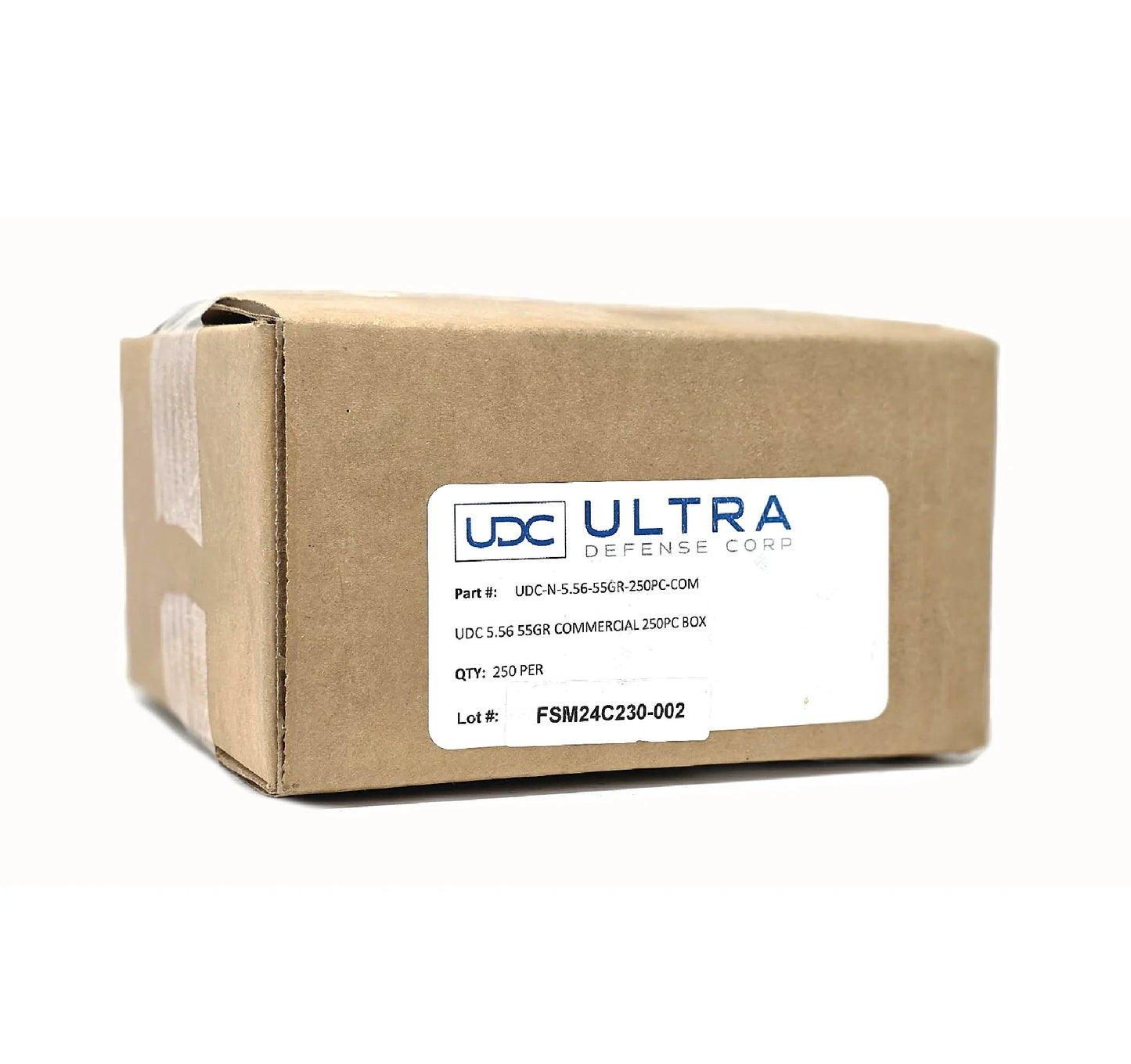 Ultra Defense Corp 5.56 55gr FMJ 250rd Pack