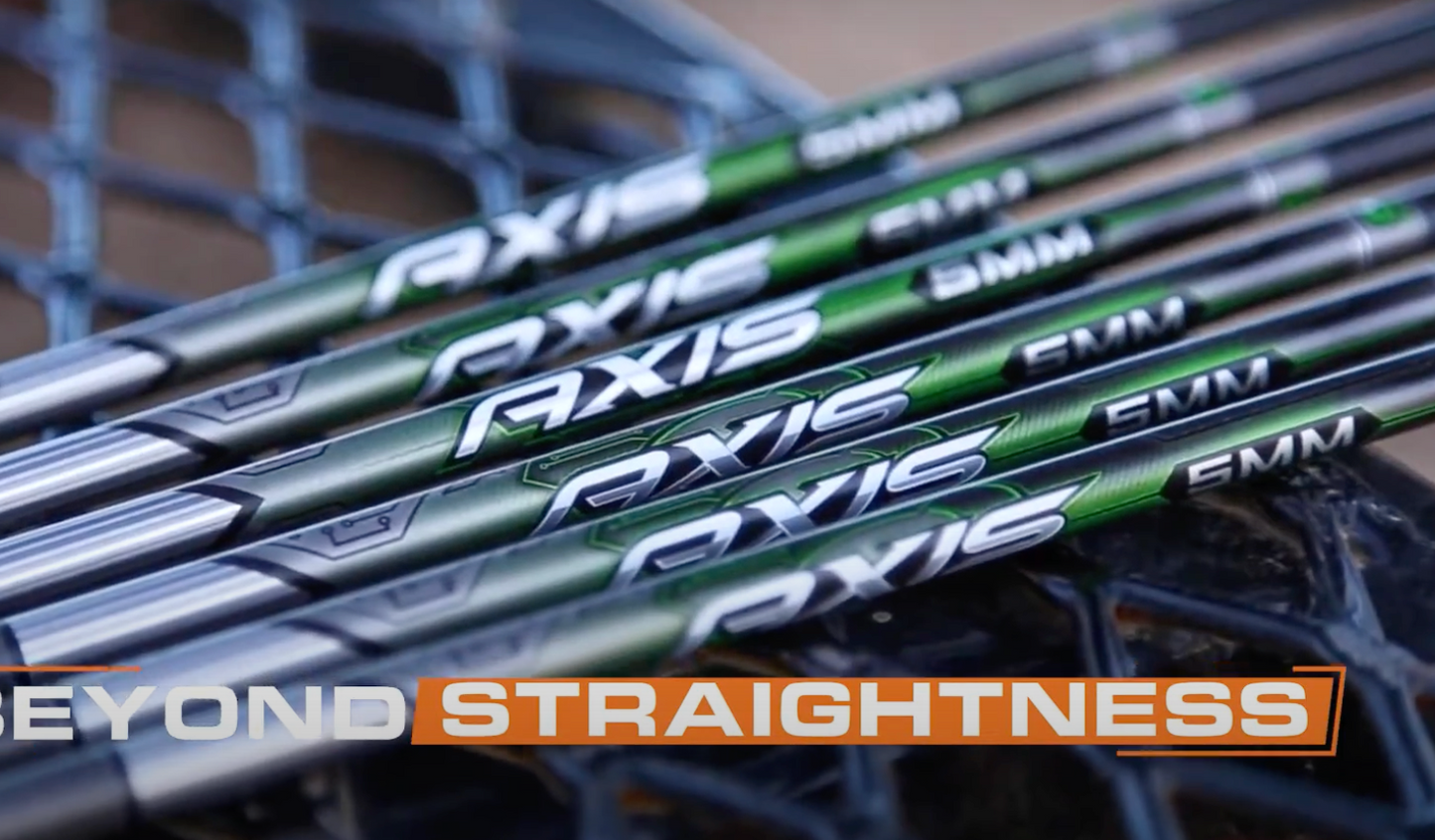 Easton Axis 5mm Match Grade Fletched Arrows w/HIT Inserts and Collars 6pack