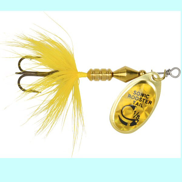 Sonic Rooster Tail 1/4oz - Yellow Mylar YLMY