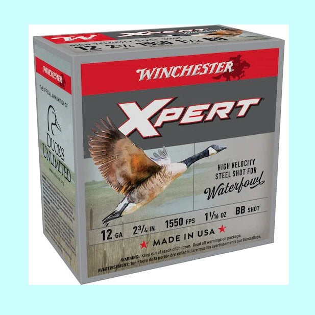 Winchester 12ga Xpert High Velocity 1550FPS 1 1/16OZ Steel BB Shot