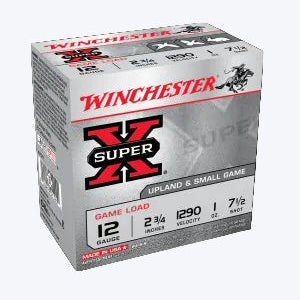 Winchester Super X Upland 12GA 2 3/4 1290FPS #7.5