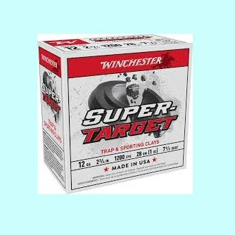 Winchester 12GA Super Target 2 3/4 1180FPS 1OZ #7.5 CASE