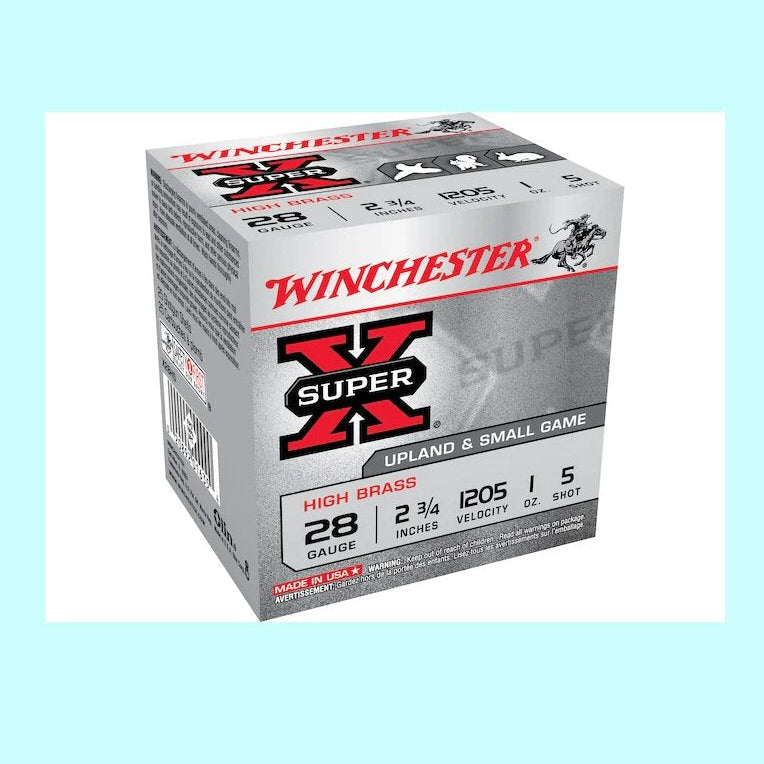 Winchester Super X 28ga 2-3/4” 1205fps 1oz #5 shot