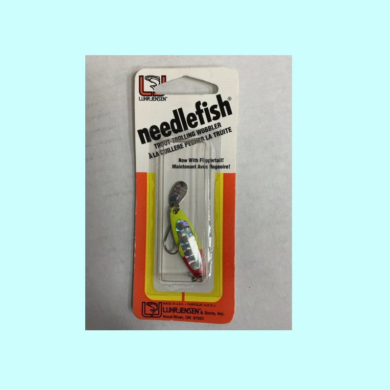 Luhr Jensen Needlefish Size 1 - Chart/Red/Pearl