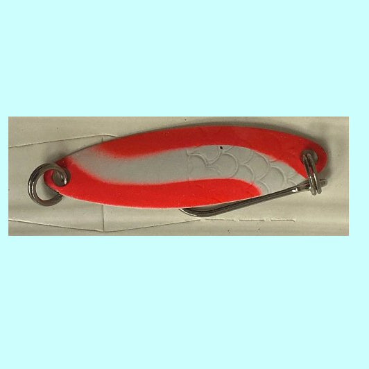 Luhr Jensen Needlefish Size 1 - Fire/White Stripe