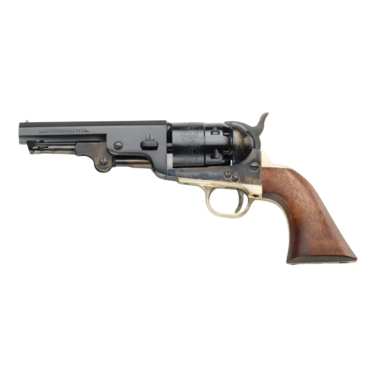 Traditions 1851 Navy Sheriffs Revolver .36 cal. 5” Blue Barrel Brass frame Walnut grip
