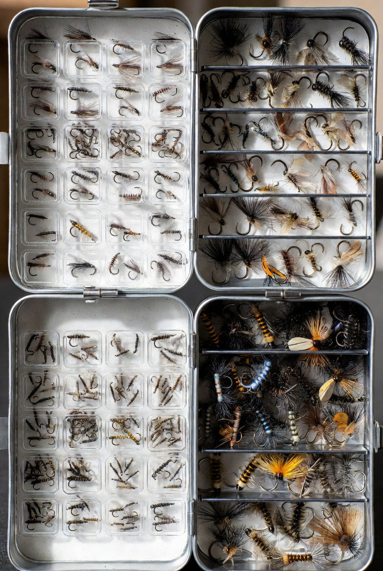 best fly fishing boxes JHFLYCO Loaded Foam Box Streamlined profile fits easily into vests Fly Box Shootout: Foam, Silicone,