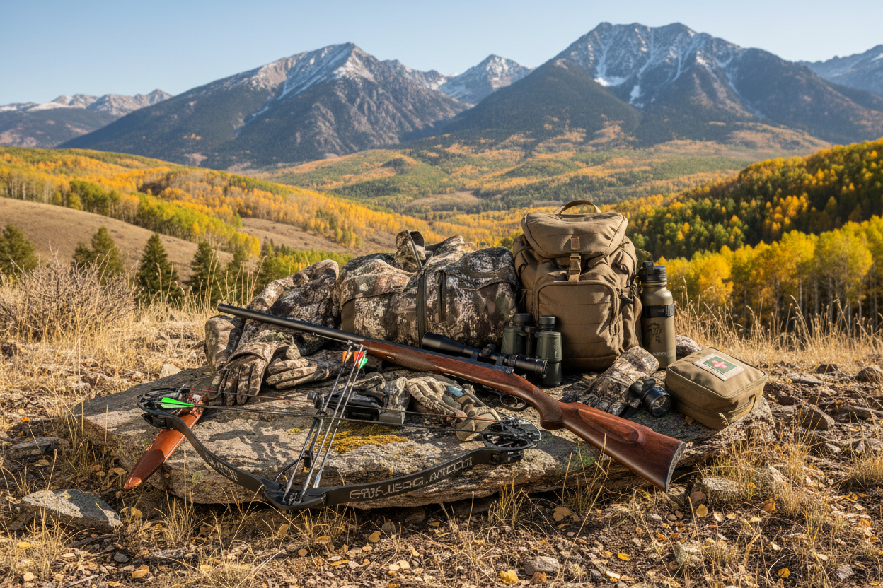 Hunting gear and accessories for Colorado big game and upland bird hunting