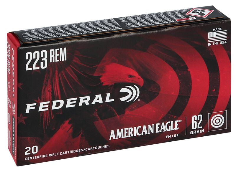 Federal American Eagle .223 62gr 20rds